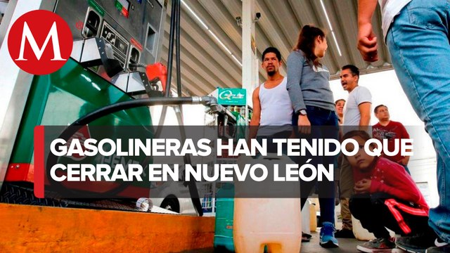 Reportan escasez de combustible en algunas gasolineras de Nuevo León