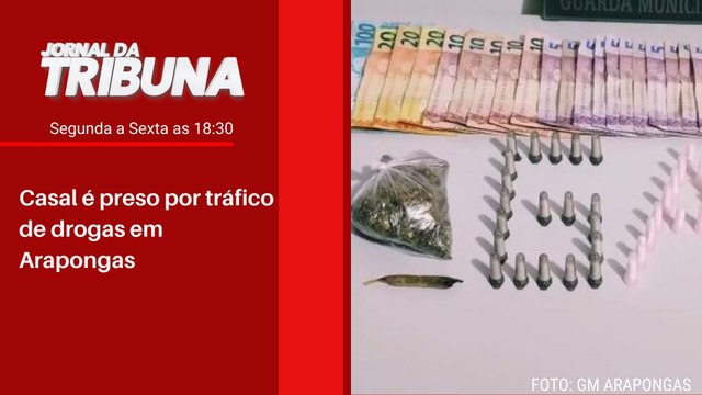 Casal é preso por tráfico de drogas em Arapongas