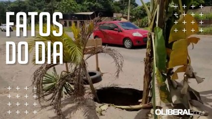 Ruas esburacadas causam transtornos em Santarém