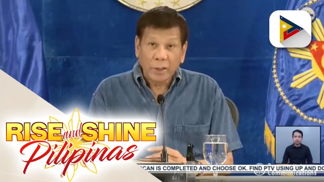 Pres. Duterte, inatasan ang BARMM officials na paigtingin ang vaccination drive