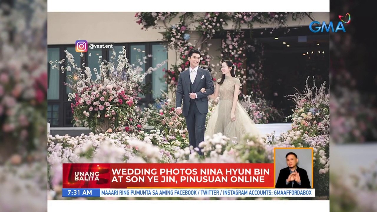 Wedding photos nina Hyun Bin at Son Ye-jin, pinusuan online | UB