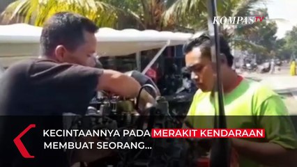 Mantap! Tukang Bengkel di Cianjur Ciptakan Pesawat Ultra Light!