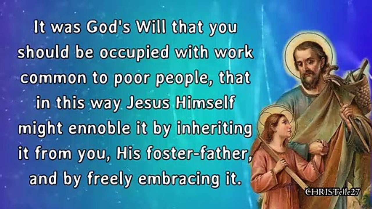 ST. JOSEPH NOVENA : Day 7