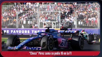 EL podio número 16 para el grande Checo - Reacción en Cadena