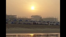 Very cool & chill The waves of the sea. At the time of sunrise & sunset. In the Cox’s bazar, Bangladesh.