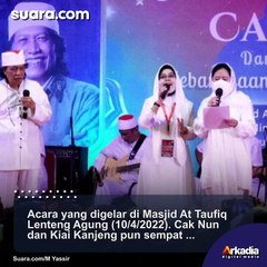 Diundang Mengisi Kajian oleh PDIP, Cak Nun: Kalau Masuk Kandang Banteng, Apa Saya Jadi Banteng?