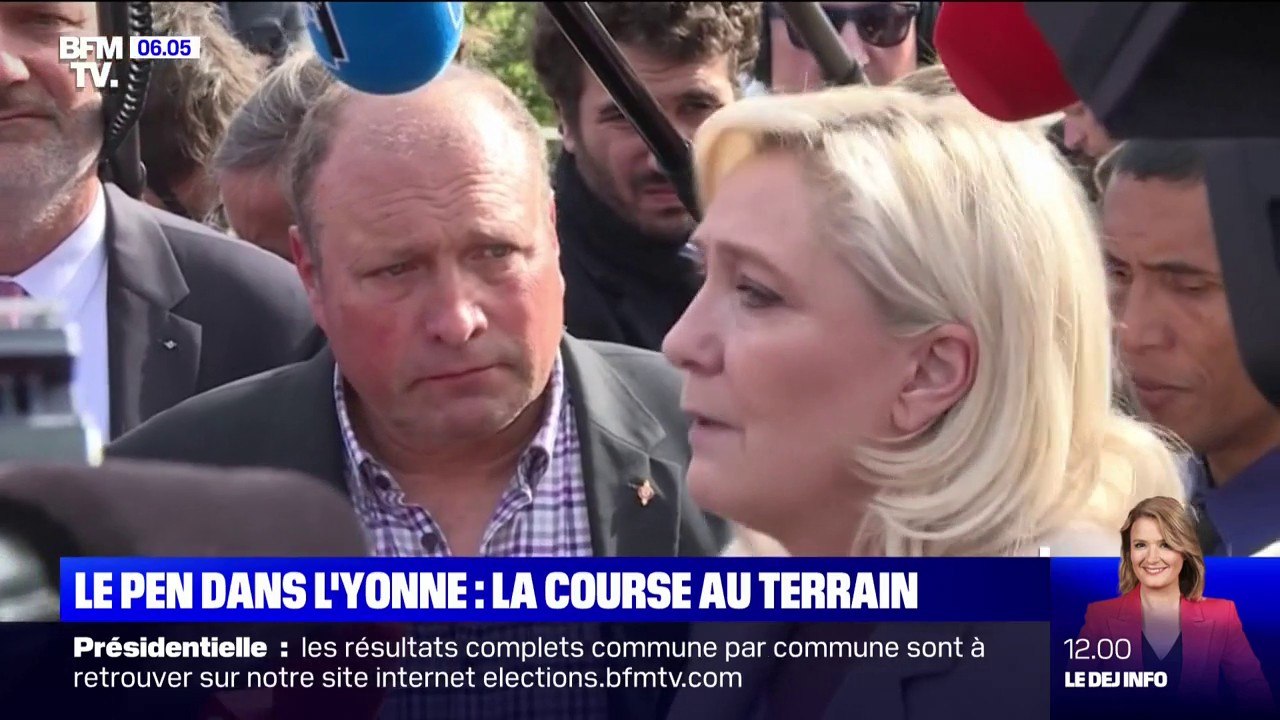 Présidentielle 2022: Marine Le Pen lance sa campagne de second tour dans l'Yonne