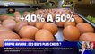 Face à la grippe aviaire, le prix des œufs grimpe