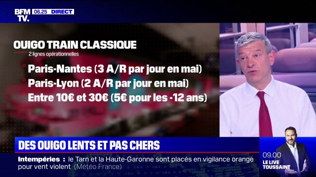 La SNCF lance deux lignes de Ouigo encore moins chers mais beaucoup plus lents