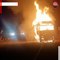 शिवपुरी (मप्र): सड़क पर दौड़ते ट्रक में लगी आग