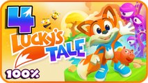 Lucky's Tale Walkthrough Part 4 (PSVR) 100% Level 6-8 : Trench Trouble, Sunken City, Craggy Canyon