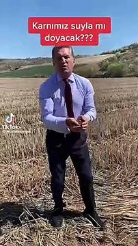 Sarıgül, bu kez kameraya toprak fırlattı