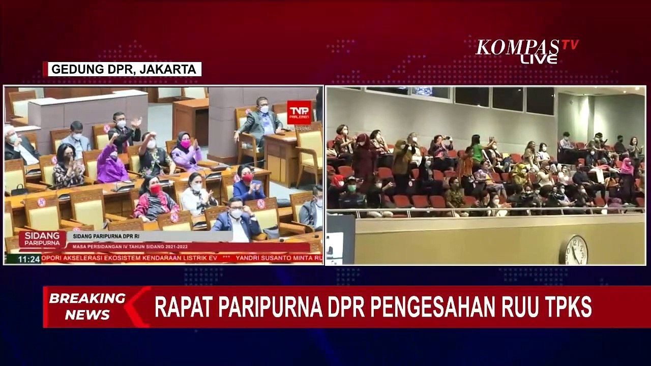 UU TPKS Sah! Puan Maharani Menangis: Di Indonesia, Tak Ada Tempat Bagi Kekerasan Seksual