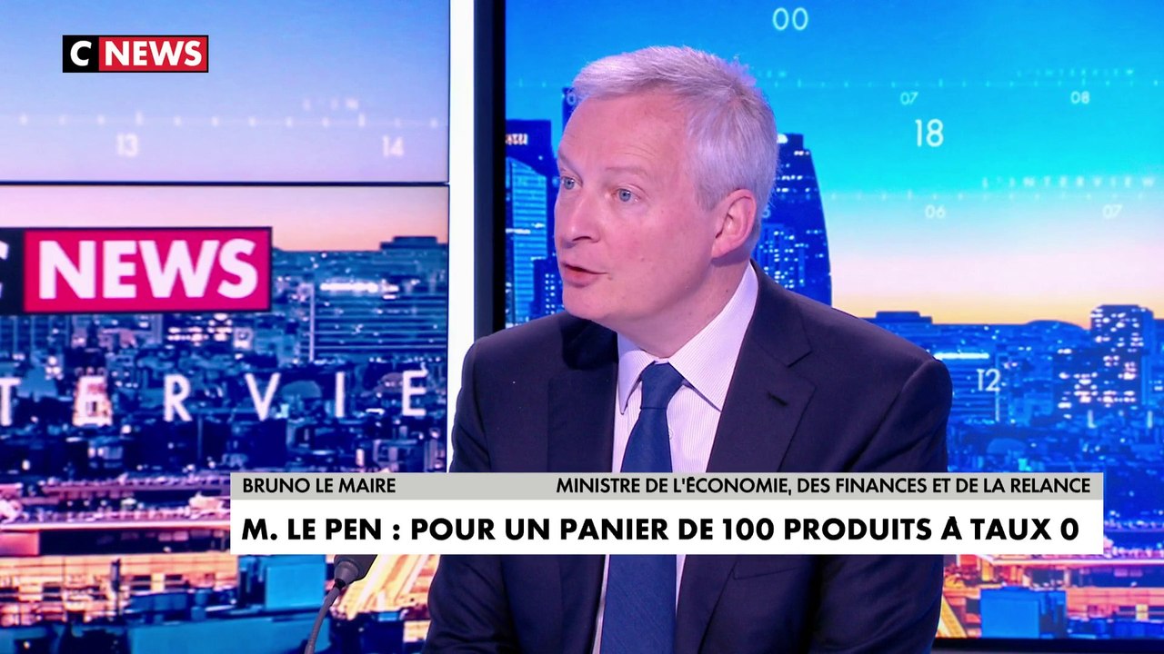 Bruno Le Maire : «Nos propositions sur le pouvoir d'achat sont plus efficaces et plus justes que celles de Marine Le Pen»