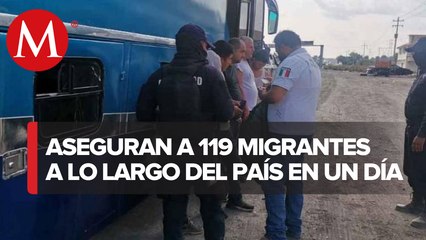 Download Video: Hallan a 123 migrantes que viajaban en un autobús en Puebla