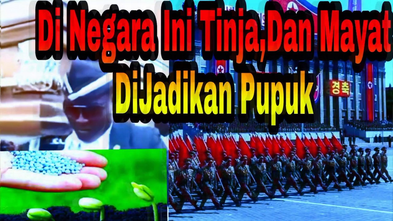 NEGARA Yang Sangat TerTutup Dan Membuat Pupuk Dari Kotoran Manusia/Mayat,