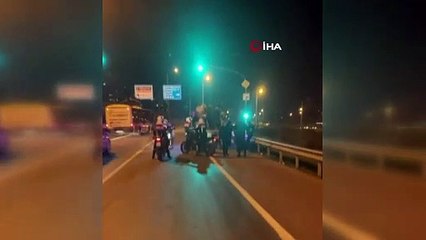 İki grubun kavgasında sokakta silah sesleri yankılandı