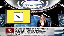 Une du magazine People de ce vendredi - Sophie Marceau, Marion Cotillard, Florent Pagani.