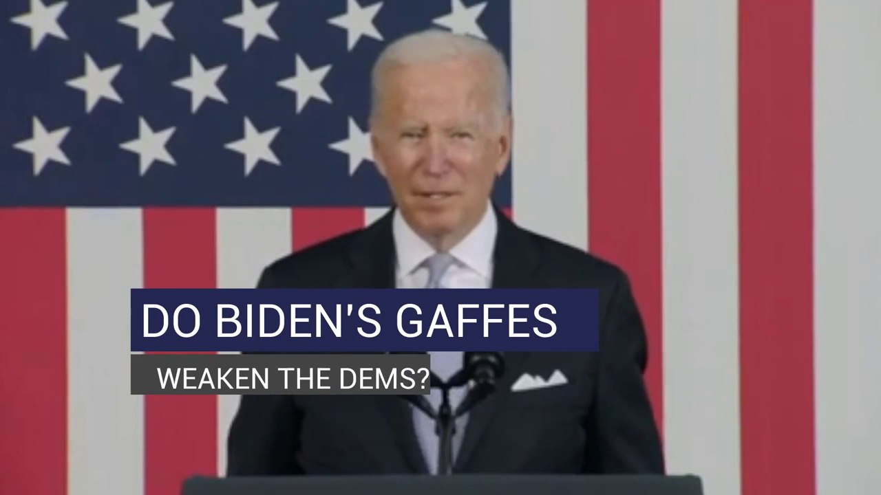 Do Biden's Gaffes weaken the dems?