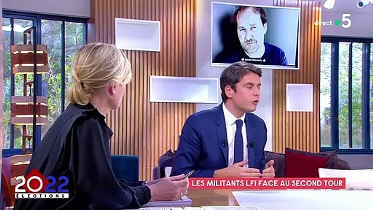 Le porte-parole du gouvernement Gabriel Attal réagit au geste du réalisateur Xavier Beauvois qui a brûlé sa carte d'électeur : "C'est révoltant !" - VIDEO
