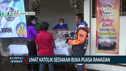 Umat Katolik di Jember Sediakan Buka Puasa Ramadhan