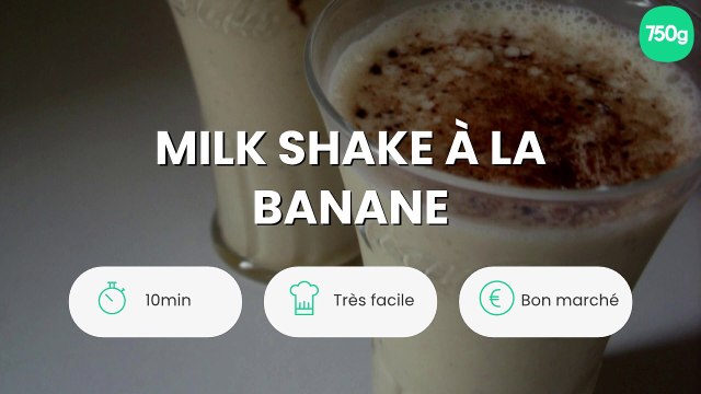 Milk shake à la banane