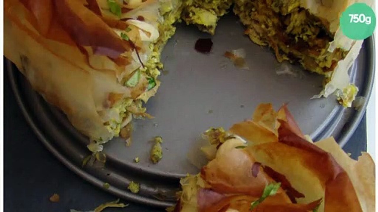 Pastilla marocaine au poulet et amandes