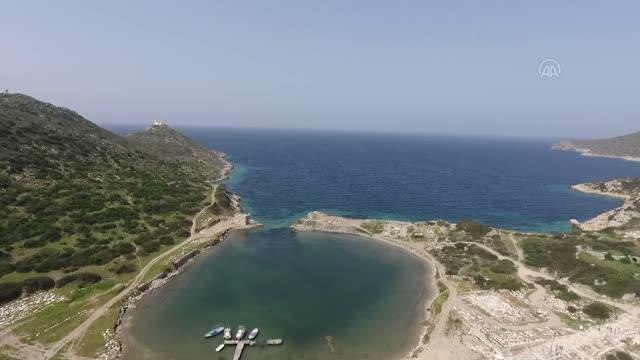 Knidos Antik Kenti'nde bulunan Emevi kitabeleri tarihe ışık tutuyor
