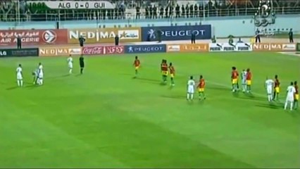 Combinaison sur coup franc et grosse patate de Guedioura face à la Guinée en 2013 à Tchaker !
