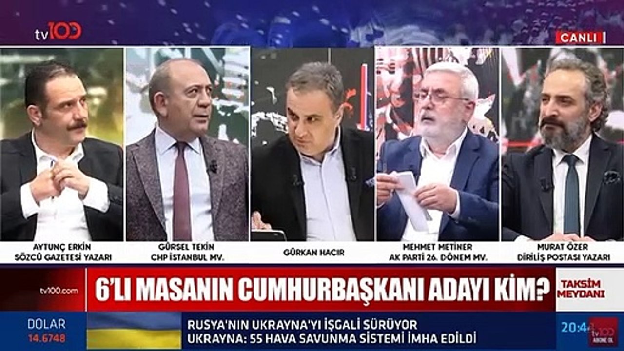 AKP'li Mehmet Metiner, Millet İttifakı için düş...