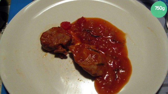 Filet mignon et sa sauce tomate et romarin