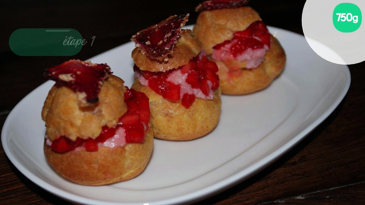Choux tout fraise