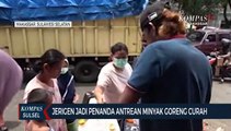 Jerigen Jadi Penanda Antrean Minyak Goreng Curah
