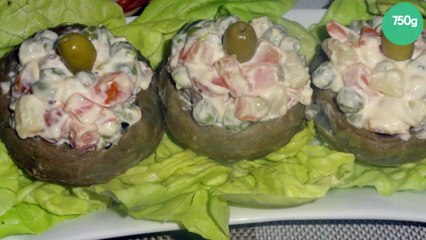 Artichauts farcis à la macédoine