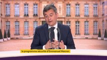 Amende forfaitaire, encadrement militaire : Gérald Darmanin détaille le programme sécurité d'Emmanuel Macron