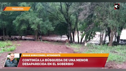 Continúa la búsqueda de una menor desaparecida en El Soberbio
