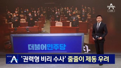 ‘검수완박’에 ‘권력형 비리 수사’ 줄줄이 제동 우려