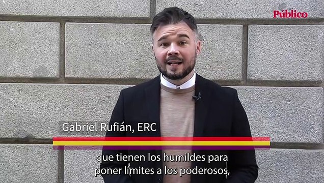 Gabriel Rufián “El republicanismo dice algo tan hermoso y que puede llegar a entender tanta gente como que nadie es más que nadie. He aquí su grandeza”