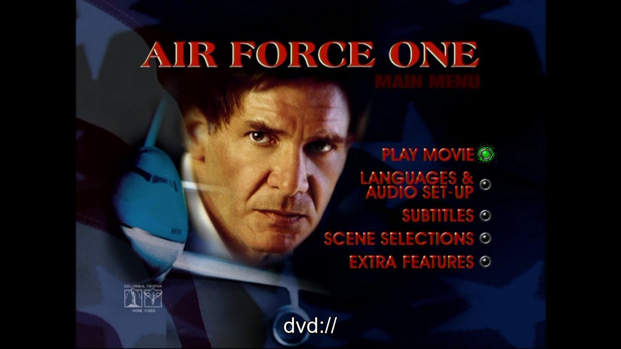 Opening to Air Force One 1998 DVD (HD)