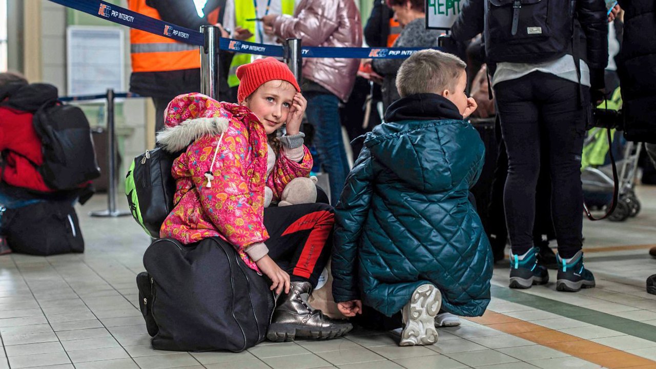 Unicef: Fast zwei Drittel der ukrainischen Kinder auf der Flucht