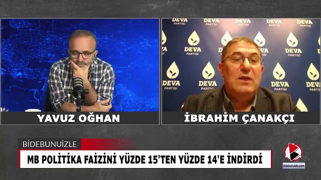Deva Partisi Ekonomi ve Finans Politikaları Başkanı İbrahim Çanakcı Bidebunuizle'de gündemi değerlendirdi.