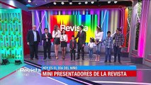 Mini presentadores de La Revista nos sorprendieron en este Día del Niño