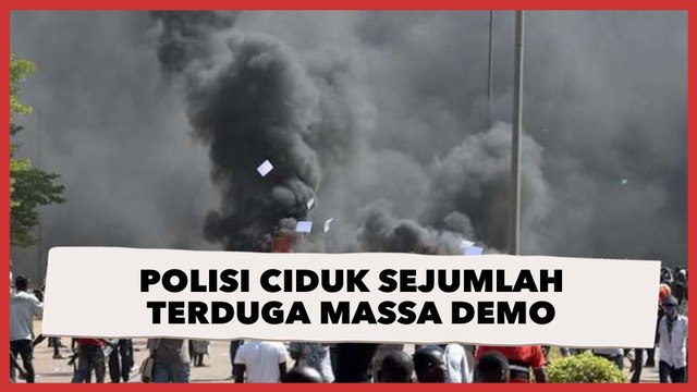 Polisi Ciduk Sejumlah Terduga Massa Demo Sembunyi di Minimarket, Demonstran: Ampun Pak!