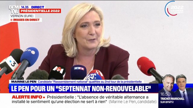 Marine Le Pen: Non, je ne prendrais pas Marion Maréchal dans mon gouvernement