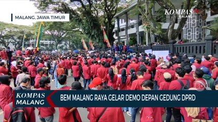BEM Malang Raya Turun Ke Jalan, Tolak Jabatan Presiden 3 Periode