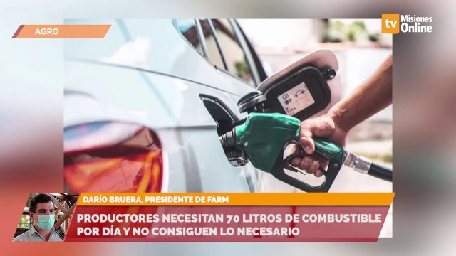 Productores necesitan 70 litros de combustible por día y no consiguen lo necesario