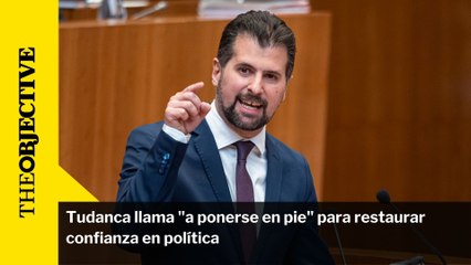 Tudanca llama "a ponerse en pie" para restaurar confianza en política