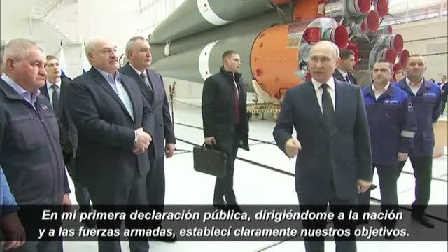 Putin defiende el noble objetivo de ayudar a la gente de Donbás