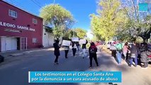 Los testimonios en el Colegio Santa Ana por la denuncia a un cura acusado de abuso