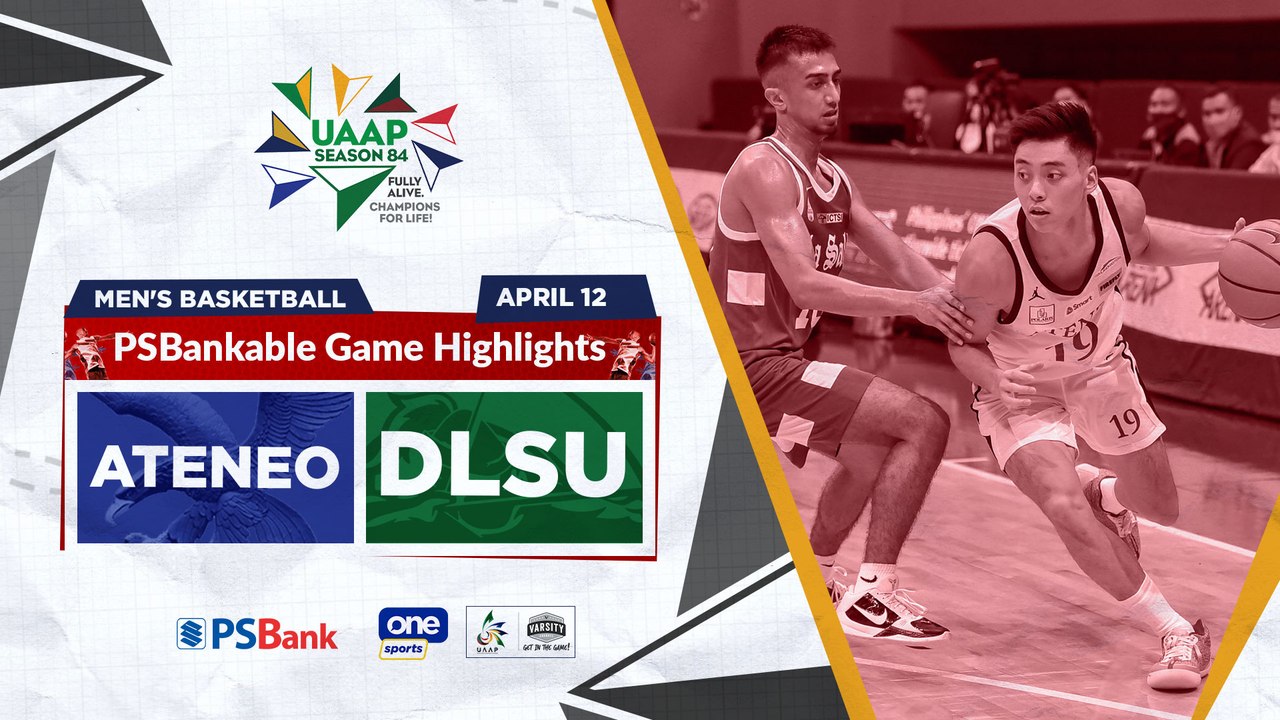 Ateneo vs. DLSU 2nd round highlights | UAAP Season 84 Men's Basketball